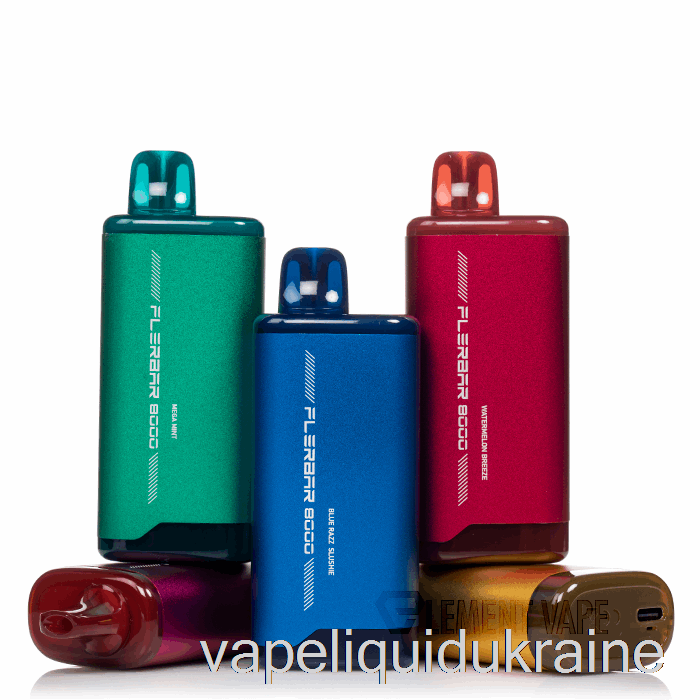 Vape Liquid Ukraine FLERBAR 8000 Disposable Black Storm
